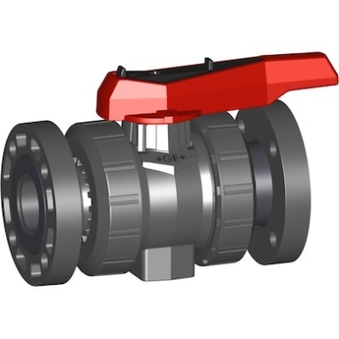 546型球閥,PVC-U 帶底部固定螺帽 日標PVC-U手動球閥